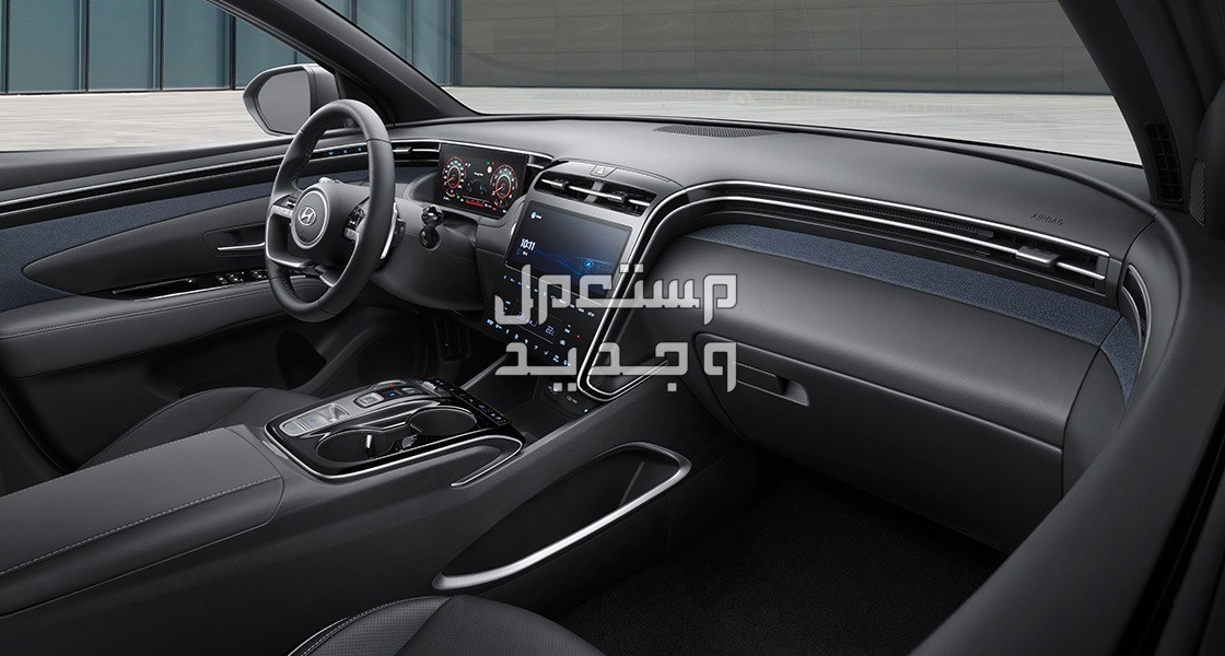 صور هيونداي توسان 2024 بجودة عالية من الداخل والخارج والألوان المتوفرة في الأردن مقصورة القيادة سيارة هيونداي توسان 2024-2025
