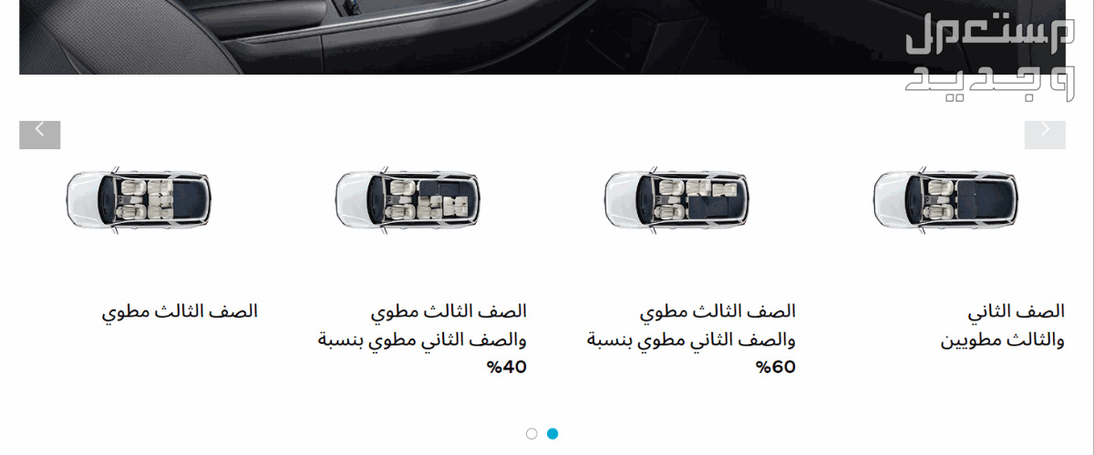 فئات هيونداي باليسيد 2024 مع أسعارها وأبرز المواصفات والتقنيات لدى الوكيل التقسيم الداخلي في هيونداي باليسيد 2024