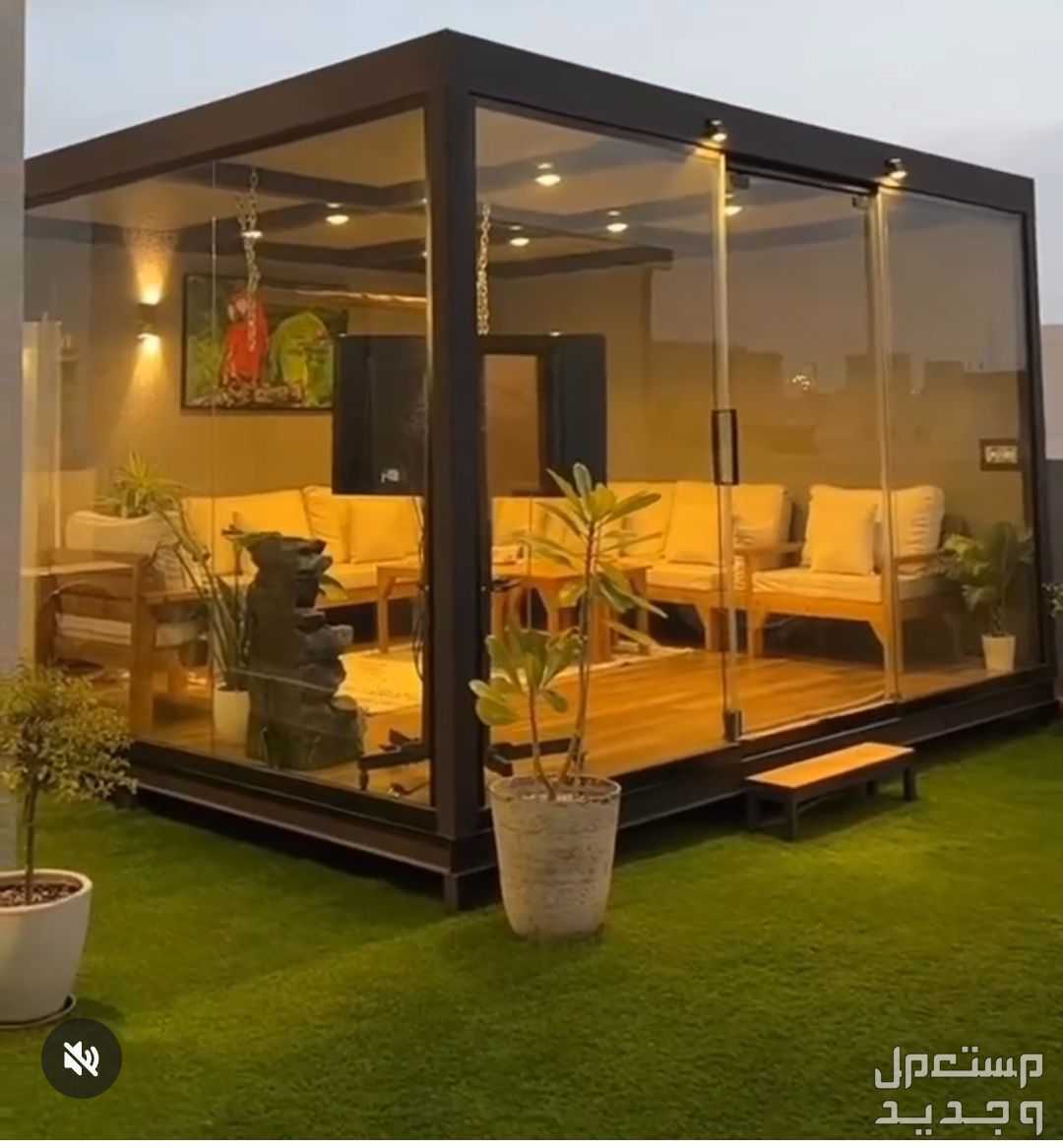 تصميم غرف زجاجية وجلسات  في جدة
