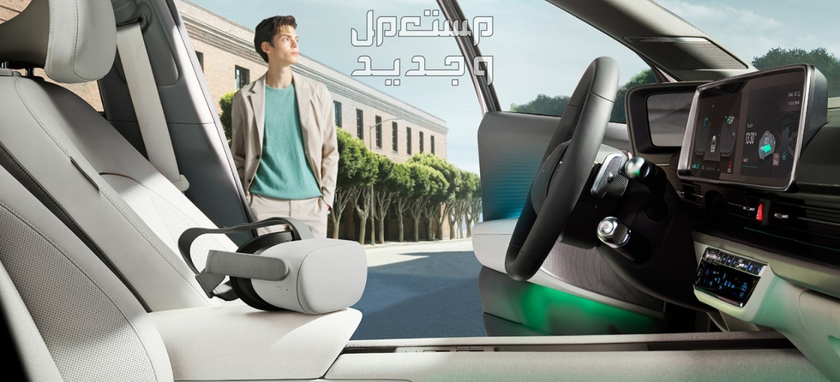 صور هيونداي ايونيك 6 2024 بجودة عالية من الداخل والخارج والألوان المتوفرة في الأردن مقصورة القيادة سيارة هيونداي ايونيك 6 2024-2025
