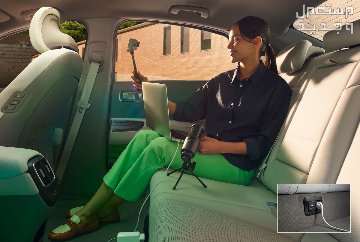 صور هيونداي ايونيك 6 2024 بجودة عالية من الداخل والخارج والألوان المتوفرة في الإمارات العربية المتحدة تقنيات سيارة هيونداي ايونيك 6 2024-2025