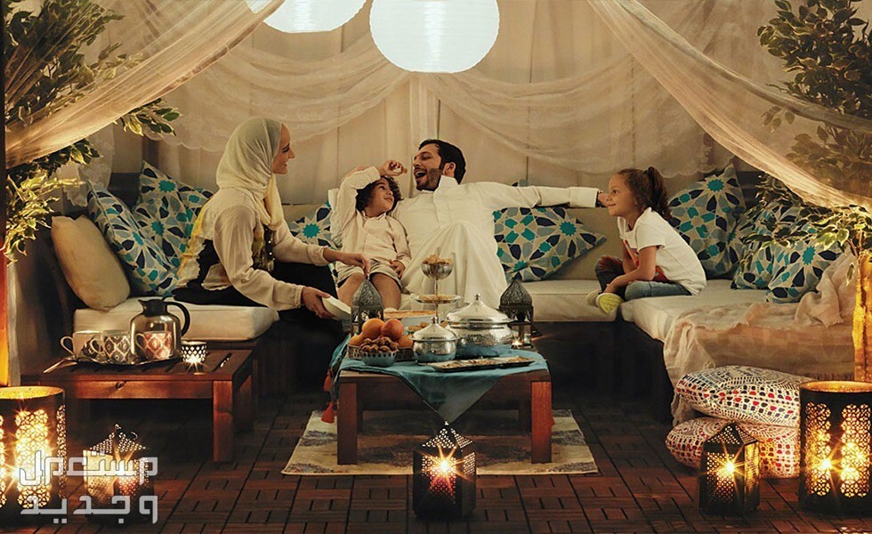 تعرف على طريقة تعليق زينة رمضان في المنزل في الإمارات العربية المتحدة ديكور غرفة الصالون