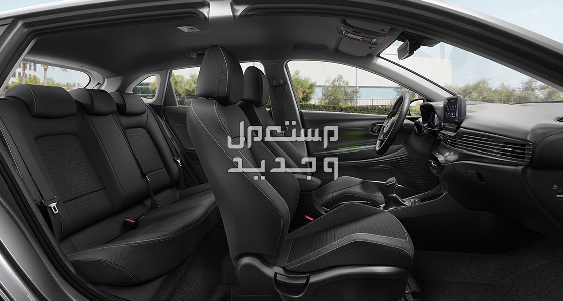 هيونداي i20 2024 الجديدة بجميع الفئات والاسعار المتوفرة عند الوكيل وابرز العيوب والمميزات مقصورة القيادة سيارة هيونداي i20 2024-2025