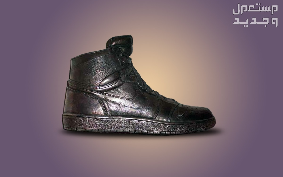 أغلى حذاء في العالم 2024 للرجال في السعودية حذاء Air Jordan Silver Shoes باللون الأسود