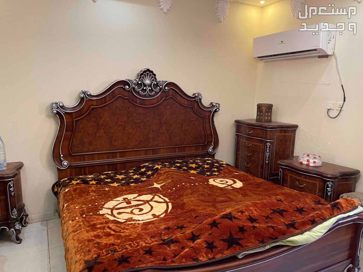 غرفة نوم سرير مزدوج إستخدام جديد في ينبع البحر بسعر ألفين ريال سعودي