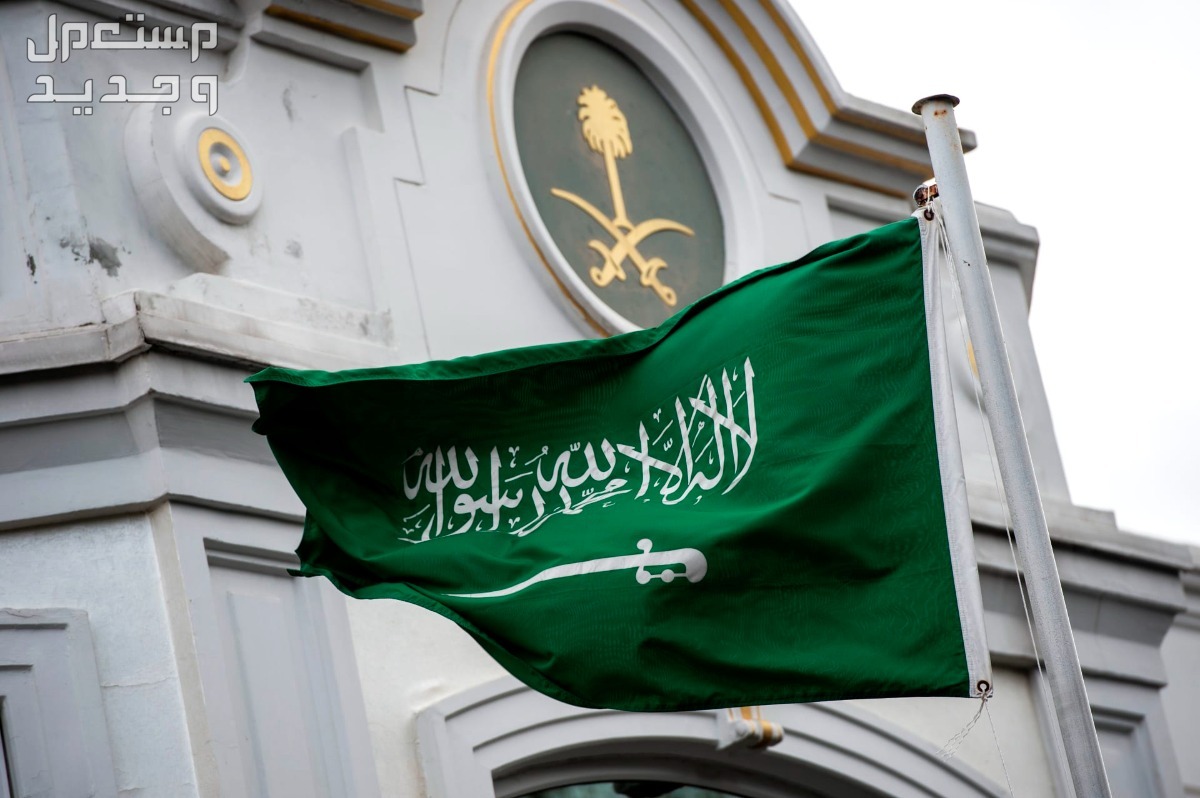 موعد يوم العلم السعودي اجازة رسمية ام لا علم السعودية يرفرف في الهواء