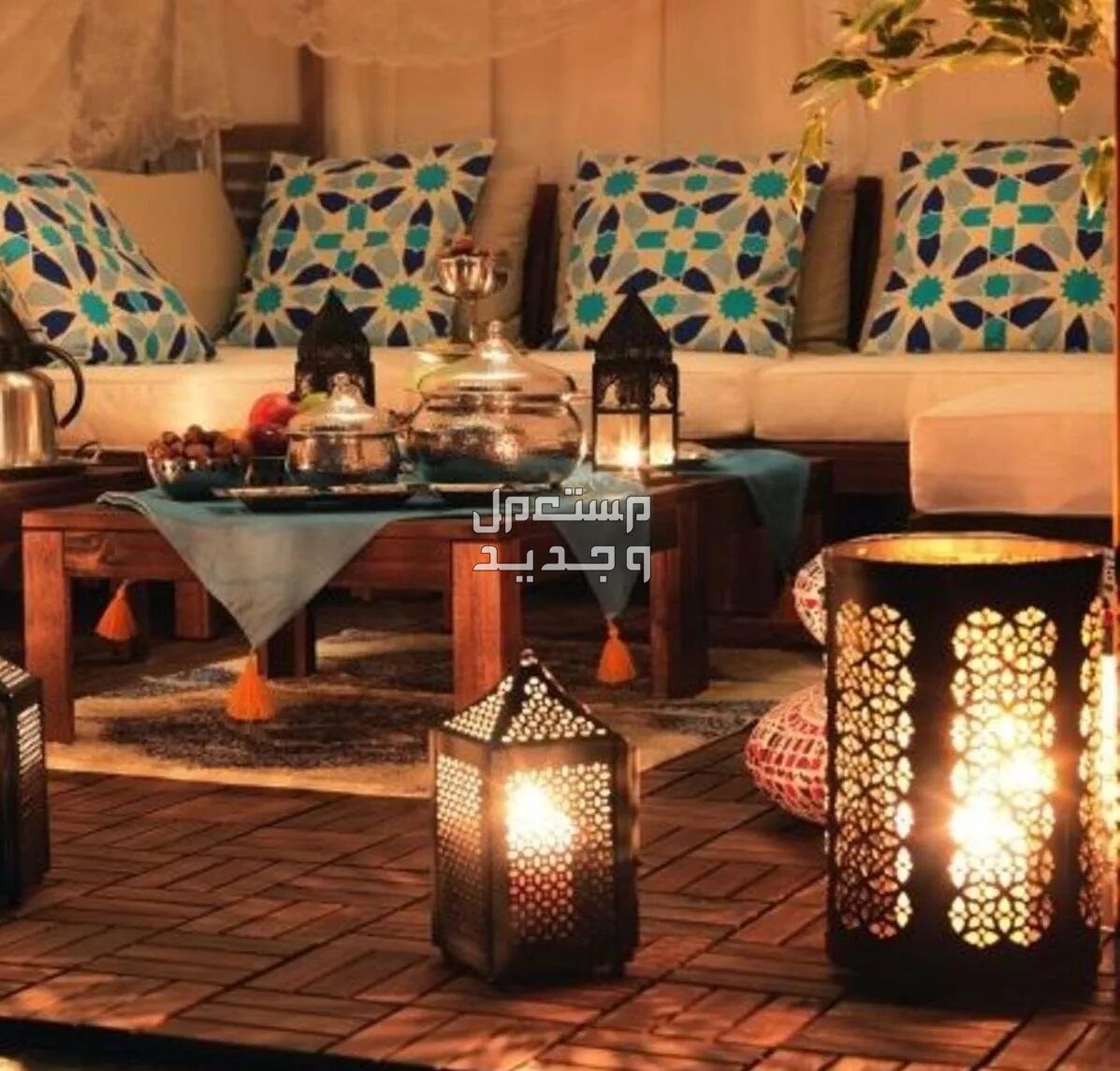 تعرف على أفكار زينة رمضان 2024 في المنزل في الإمارات العربية المتحدة شكل زينة رمضان في الحديقة