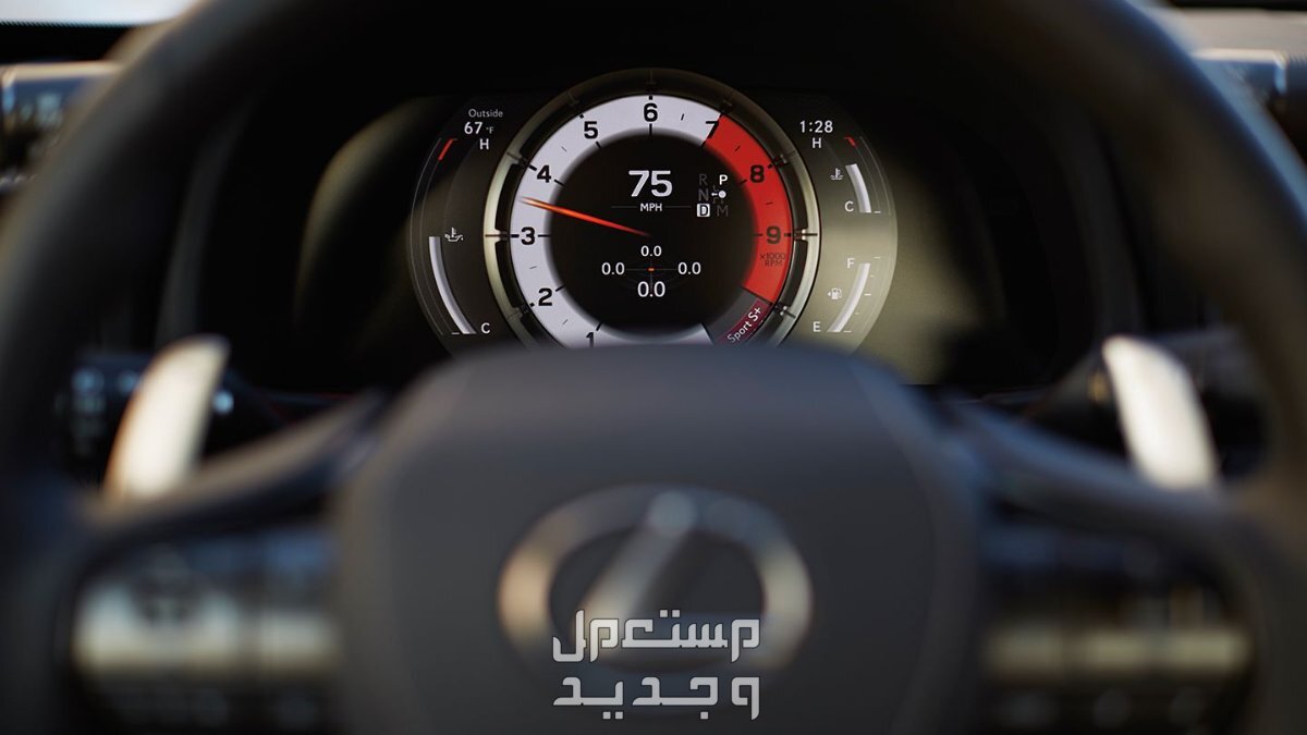 صور لكزس LC 2024 بجودة عالية من الداخل والخارج والألوان المتوفرة في عمان شاشة عدادات سيارة لكزس LC 2024