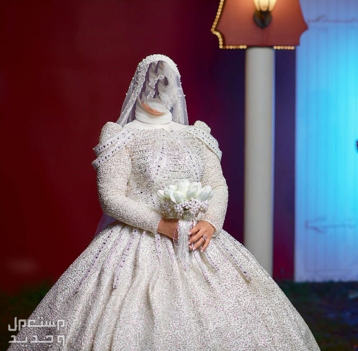 متوفر فستان زفاف للبيع  في زفتى بسعر 3500 جنيه مصري