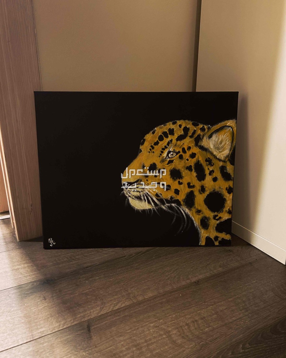 leopard painting hand made painting for decoration