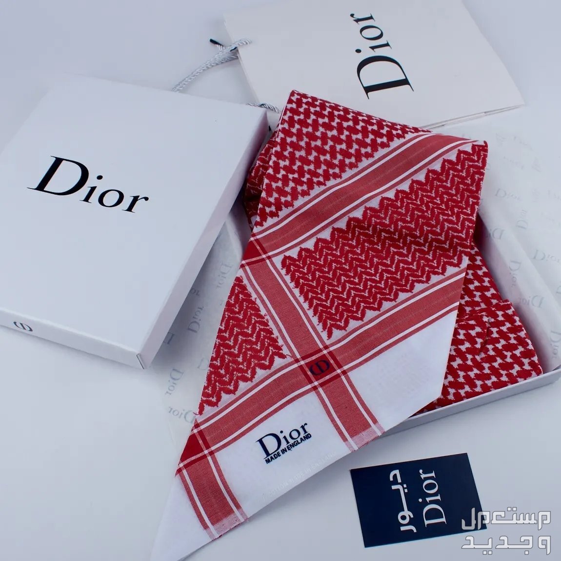 شماغ مونت بلانك الاحمر الغامق 2024