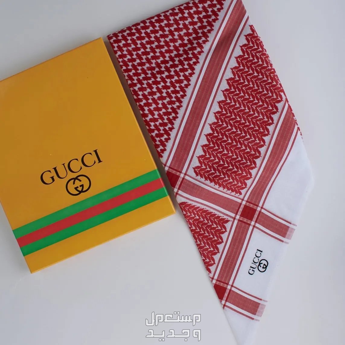 شماغ مونت بلانك الاحمر الغامق 2024