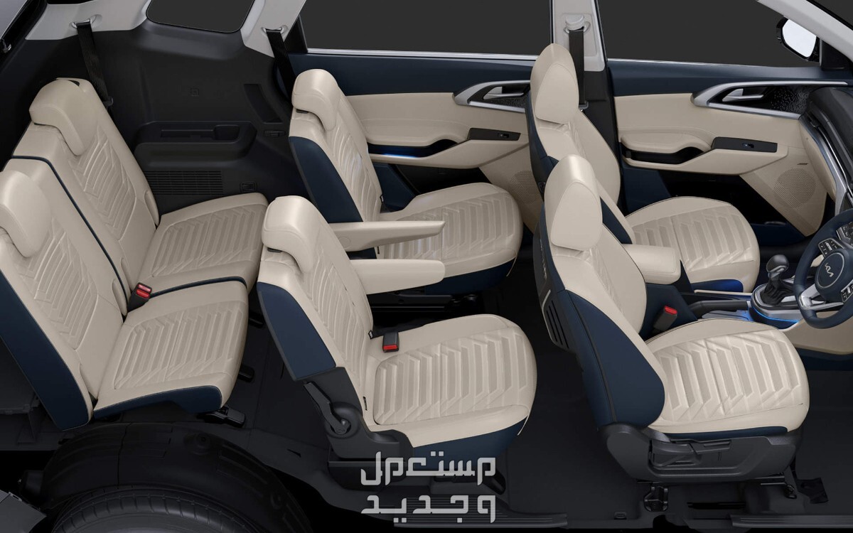 صور كيا كارينز 2024 بجودة عالية من الداخل والخارج والألوان المتوفرة في مصر التصميم الداخلي لسيارة كيا كارينز 2024