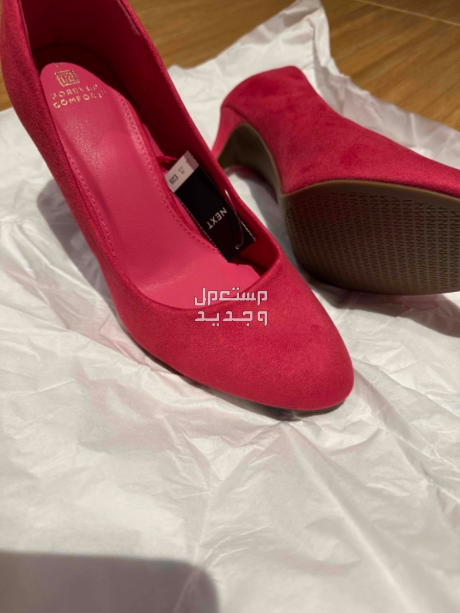حذاء نسائي بكعب زهري في الخبر بسعر 150 ريال سعودي