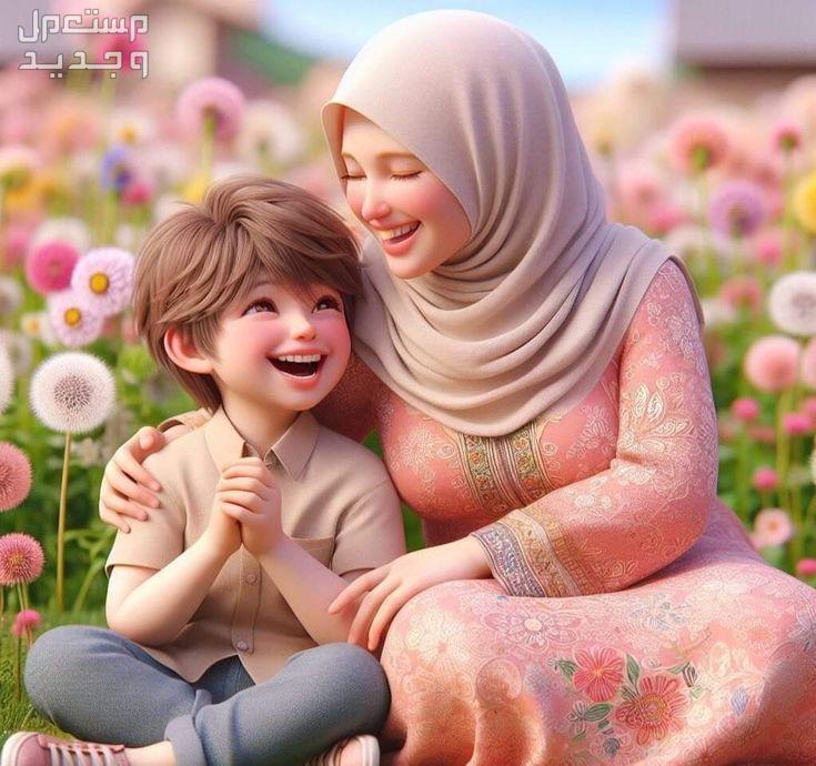 موضوع تعبير عن الأم وفضلها..وأفكار مميزة للاحتفال بعيد الأم في الأردن صورة لأم وطفلها في نزهة