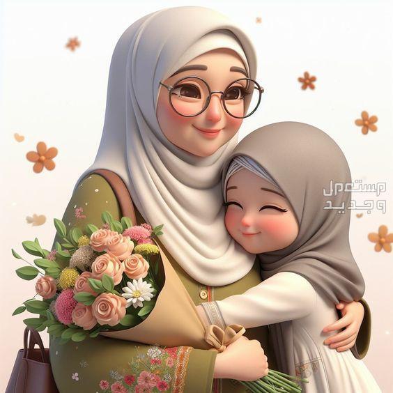 موضوع تعبير عن الأم وفضلها..وأفكار مميزة للاحتفال بعيد الأم في السودان رسم لأم وابنتها