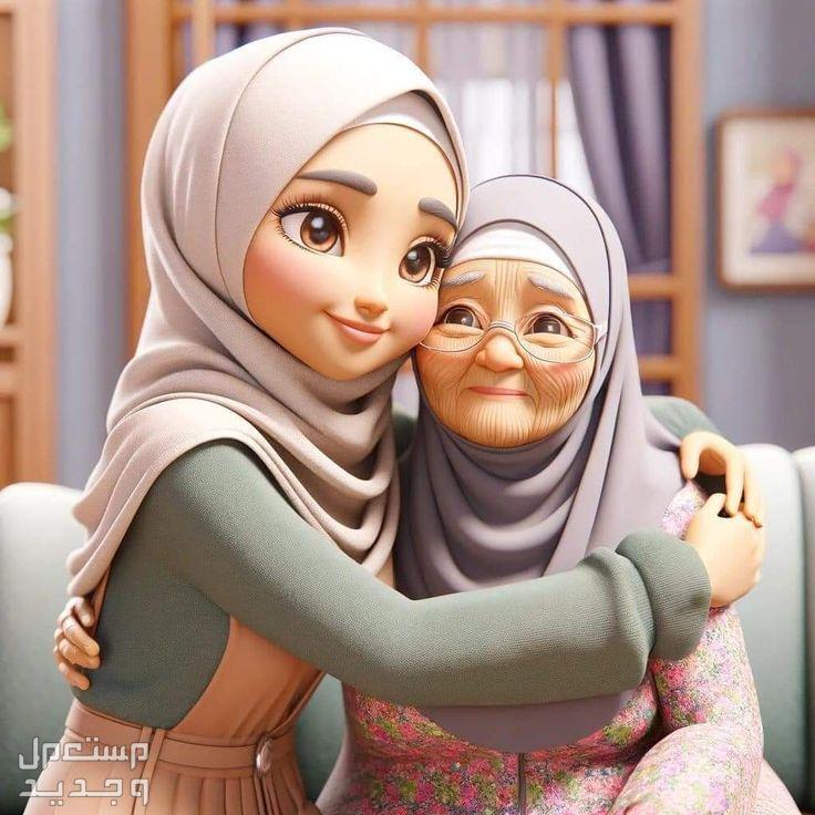 موضوع تعبير عن الأم وفضلها..وأفكار مميزة للاحتفال بعيد الأم في السعودية رسم للأم وبنتها