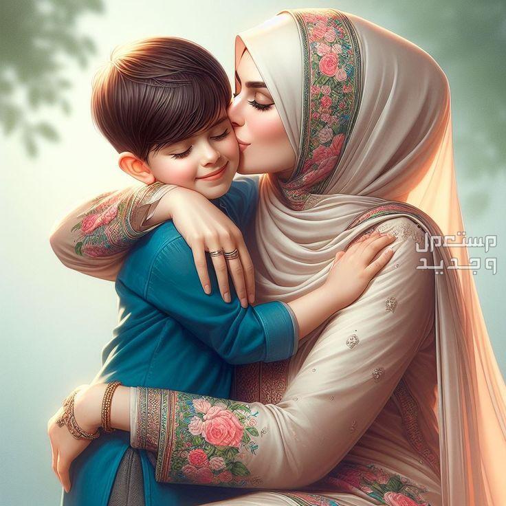 موضوع تعبير عن الأم وفضلها..وأفكار مميزة للاحتفال بعيد الأم في الأردن أم وابنها