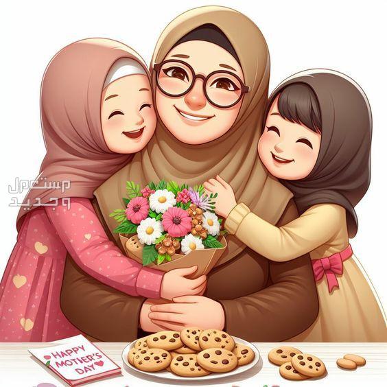 موضوع تعبير عن الأم وفضلها..وأفكار مميزة للاحتفال بعيد الأم في الأردن أم وأطفالها