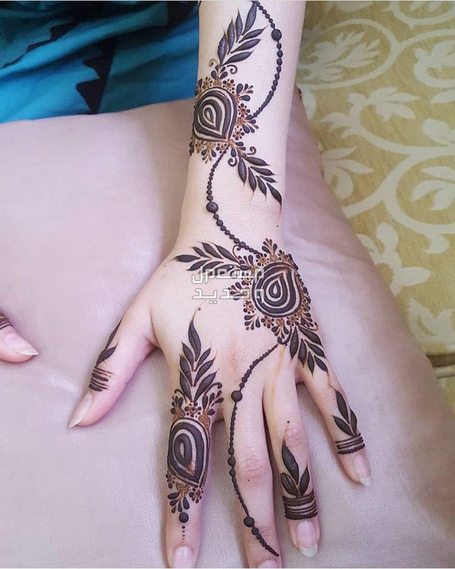 صور نقش حناء رمضان 2024 نقش حنة رمضان