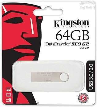 فلاشة كينجستون 64Gb فلاشة كينجستون 64GB
