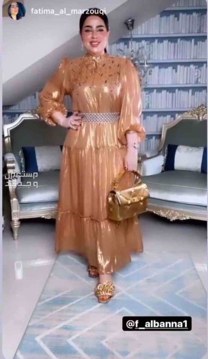 فستان مصممه اماراتيه جديد
