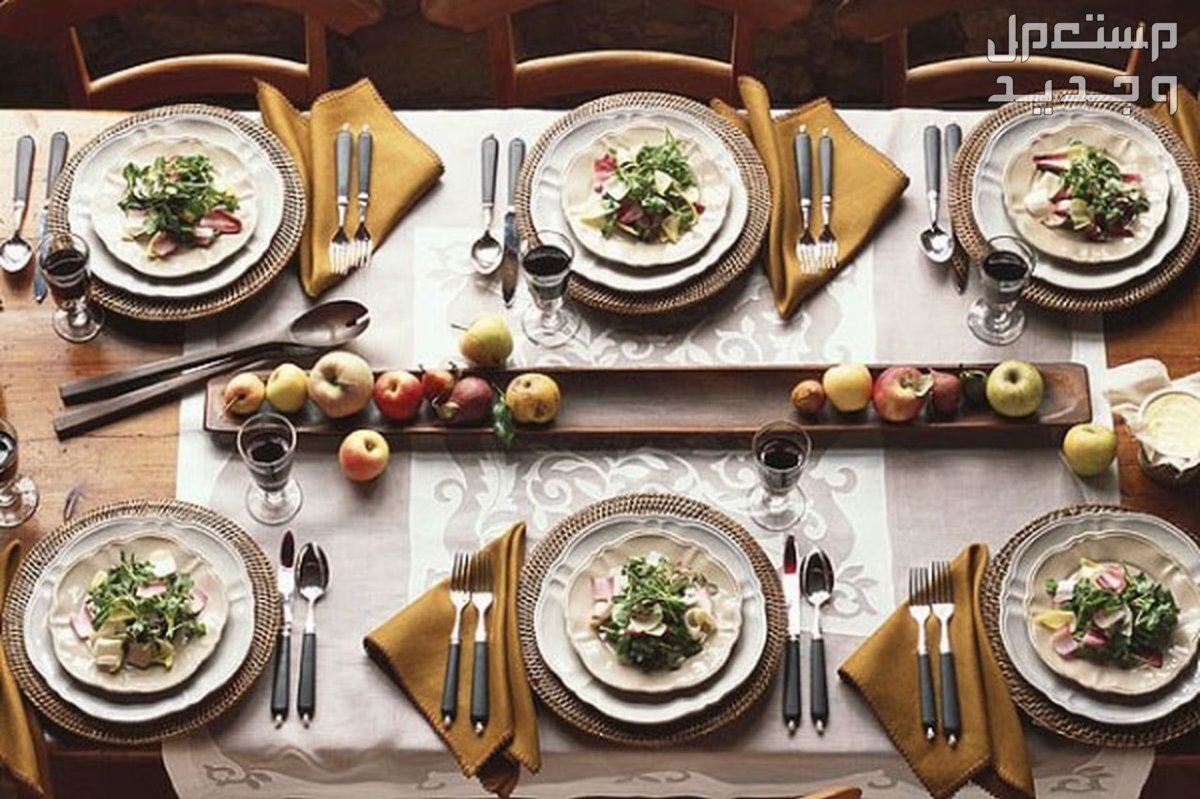 خطوات تحضير مائدة رمضان بالصور في الأردن ترتيب الأطباق على المائدة