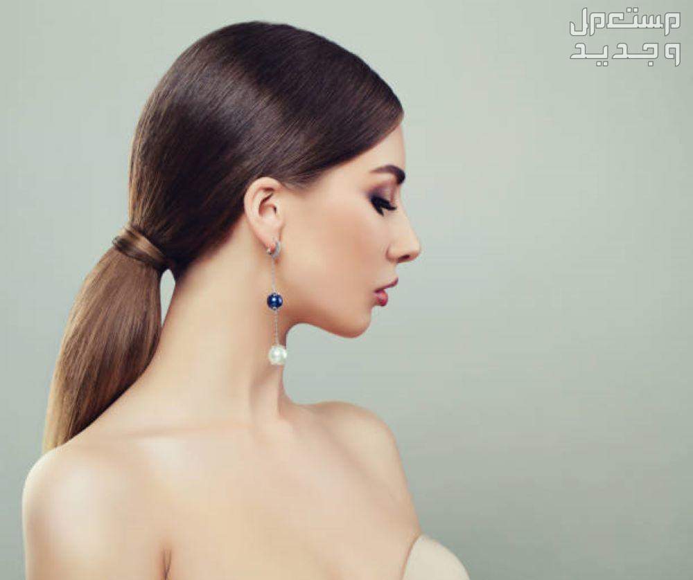 أجمل تسريحات شعر رمضان 2024 تسريحة ذيل الحصان المنخفض