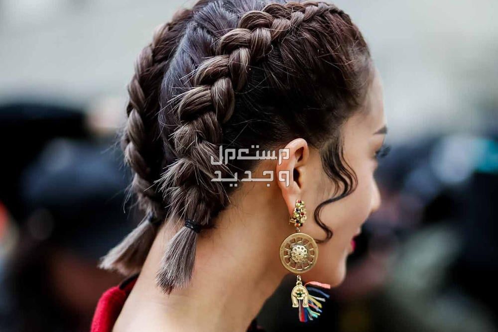 أجمل تسريحات شعر رمضان 2024 تسريحةالضفائر