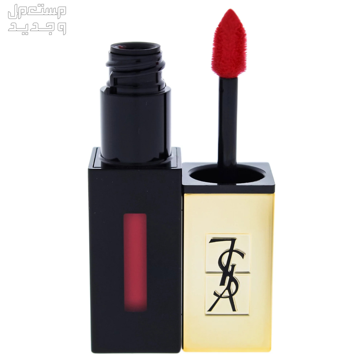 أنواع أحمر الشفاه ودرجاته وألوانه بالصور أحمر شفاه ysl glossy lip stain in rouge vintage باللون الأحمر