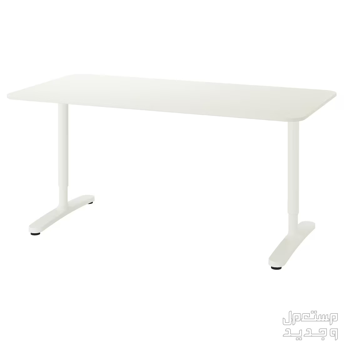طاولات مكتب BEKANT - أبيض 160x80 سم و حجم 120x80 سم