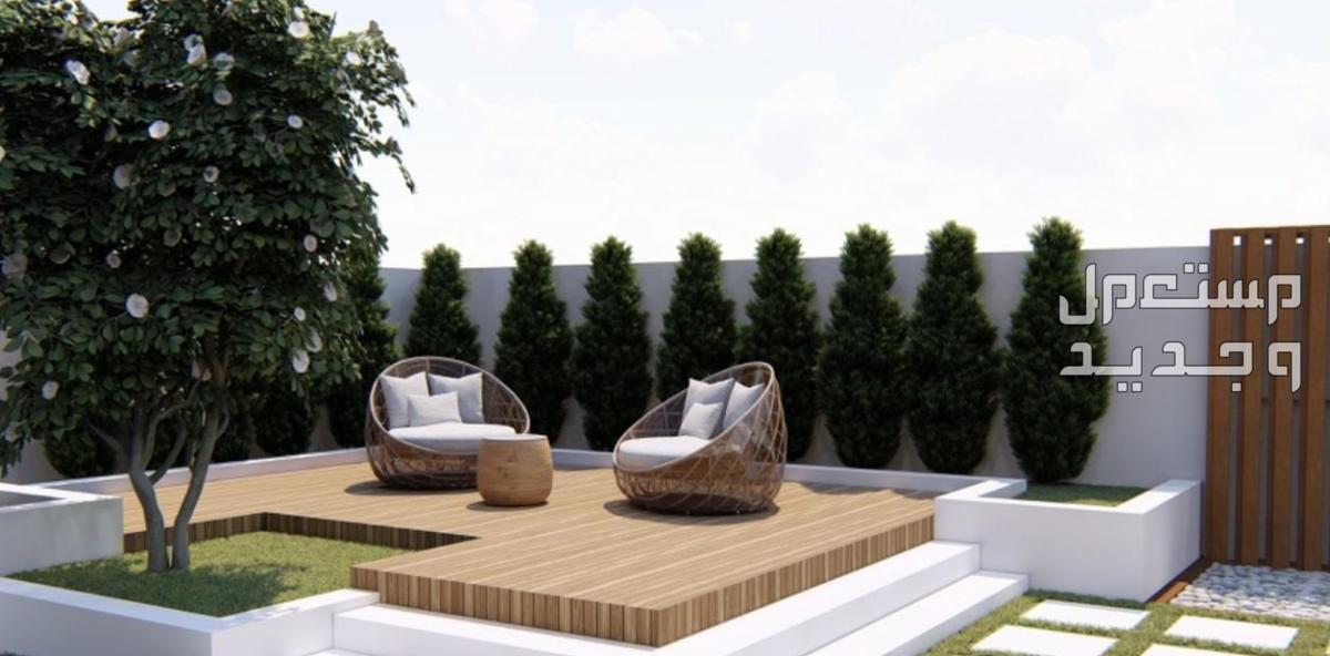 تصميم حديقة خارجية 3D سواء كانت منزلية او عامة