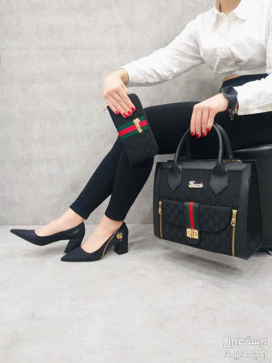 طقم نسائي شوز شنطه صناعه تركيه درجه اولى تصميم ماركات قوتشي لويس فيتون تومي