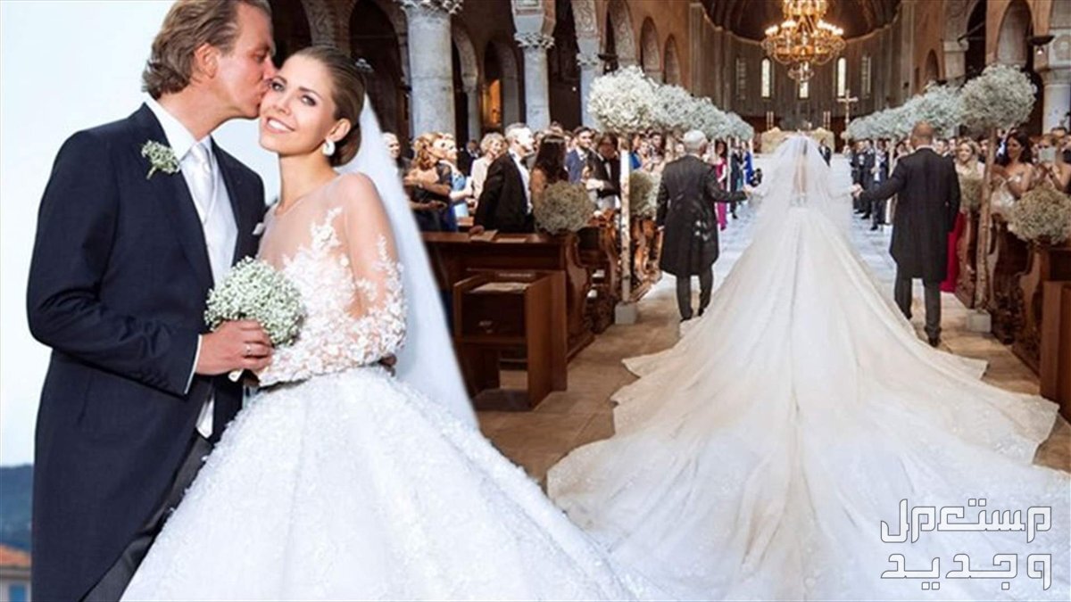 أجمل فساتين الزفاف في العالم في الإمارات العربية المتحدة تفاصيل فستان فيكتوريا سواروفسكي