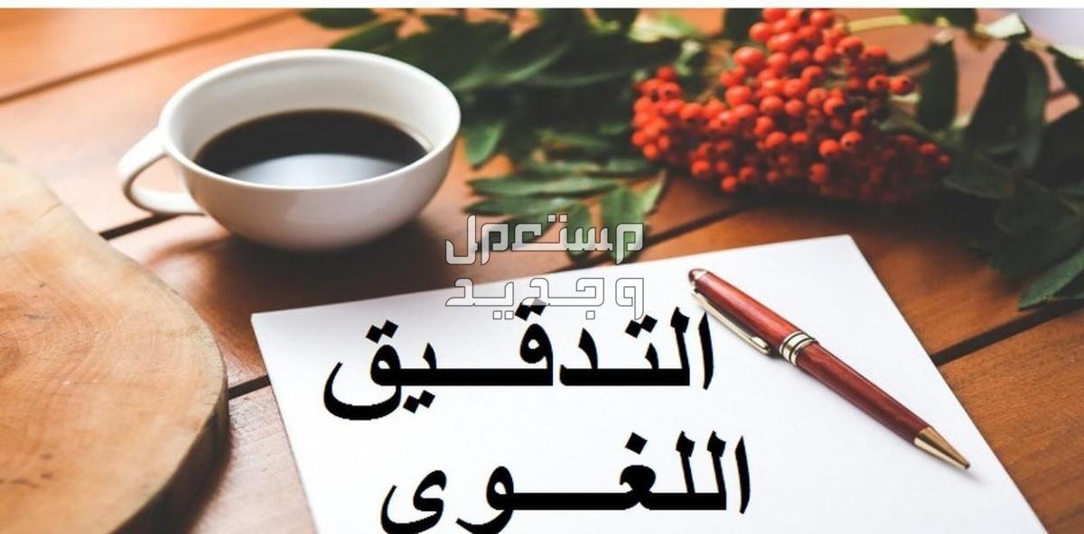 التدقيق اللغوي والنحوي والإملائي باللغة العربية