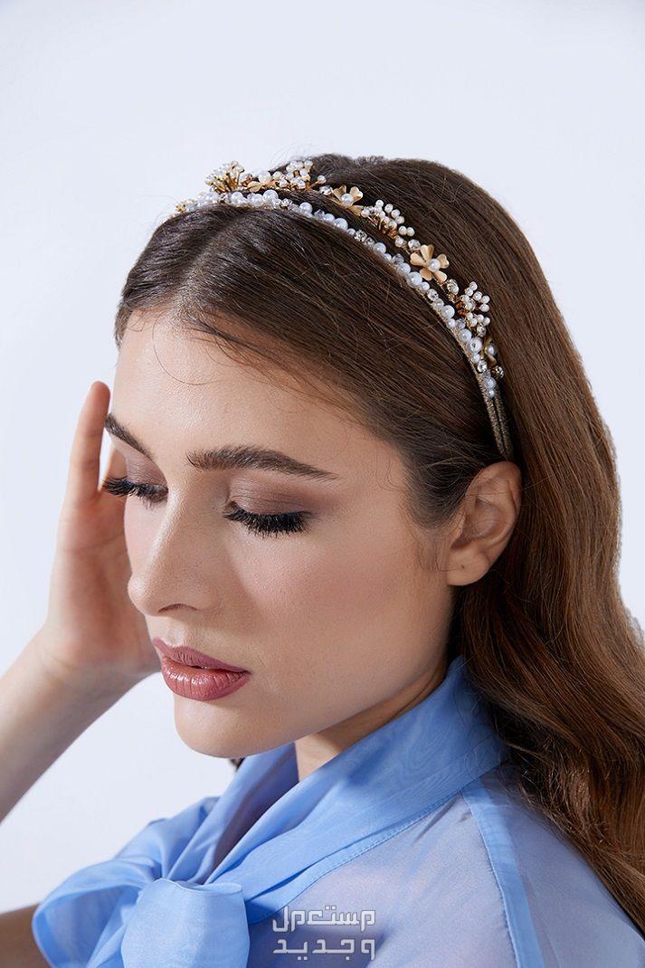 اجمل اكسسوارات شعر للمناسبات طوق للمناسبات