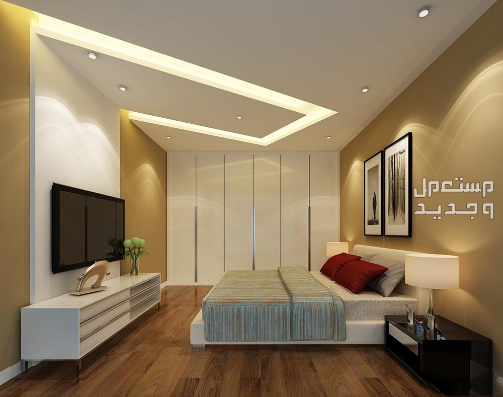 أجمل اكسسوارات غرف النوم للمتزوجين 2024 في عمان جبس بورد لغرفة النوم