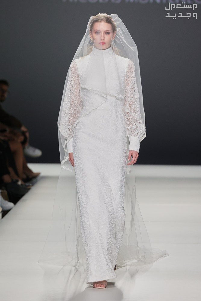 فساتين زفاف ملكية للمحجبات 2024 والأسعار كاملة في البحرين فستان زفاف محجبات بسيط