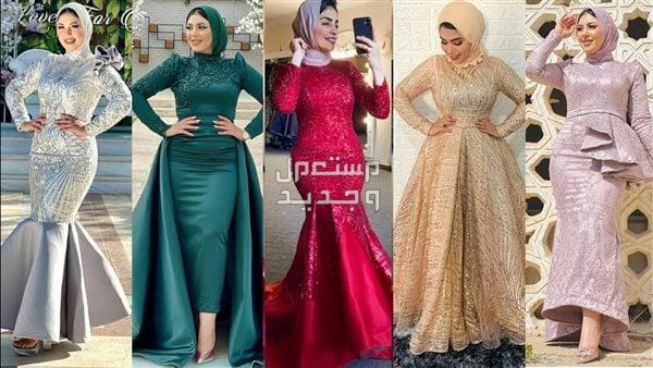 أحدث ألوان فساتين سواريه 2025 مع أجمل الصور فساتين ستان ملونة
