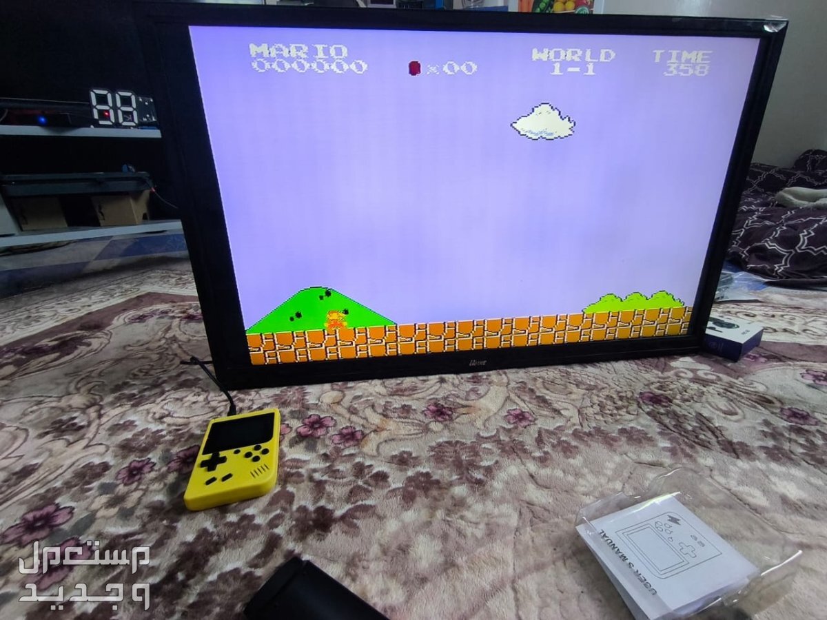 جهاز ألعاب فيديو ريترو بشاشة LCD بحجم 2.4 بوصة
