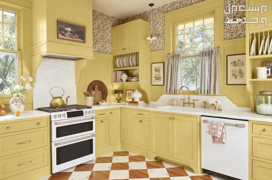 ألوان طلاء جدران المطبخ 2024 غير تقليدية وعصرية في لبنان طلاء جدران المطبخ 2024