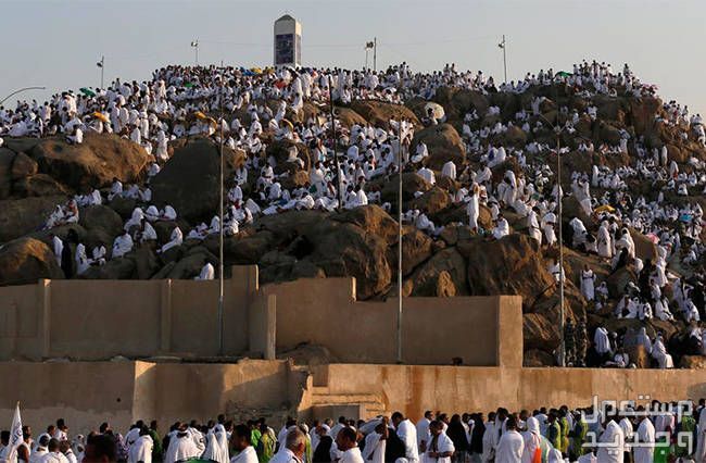 ما هو وقت استجابة الدعاء يوم عرفة؟ في جيبوتي الحجاج على جبل عرفات