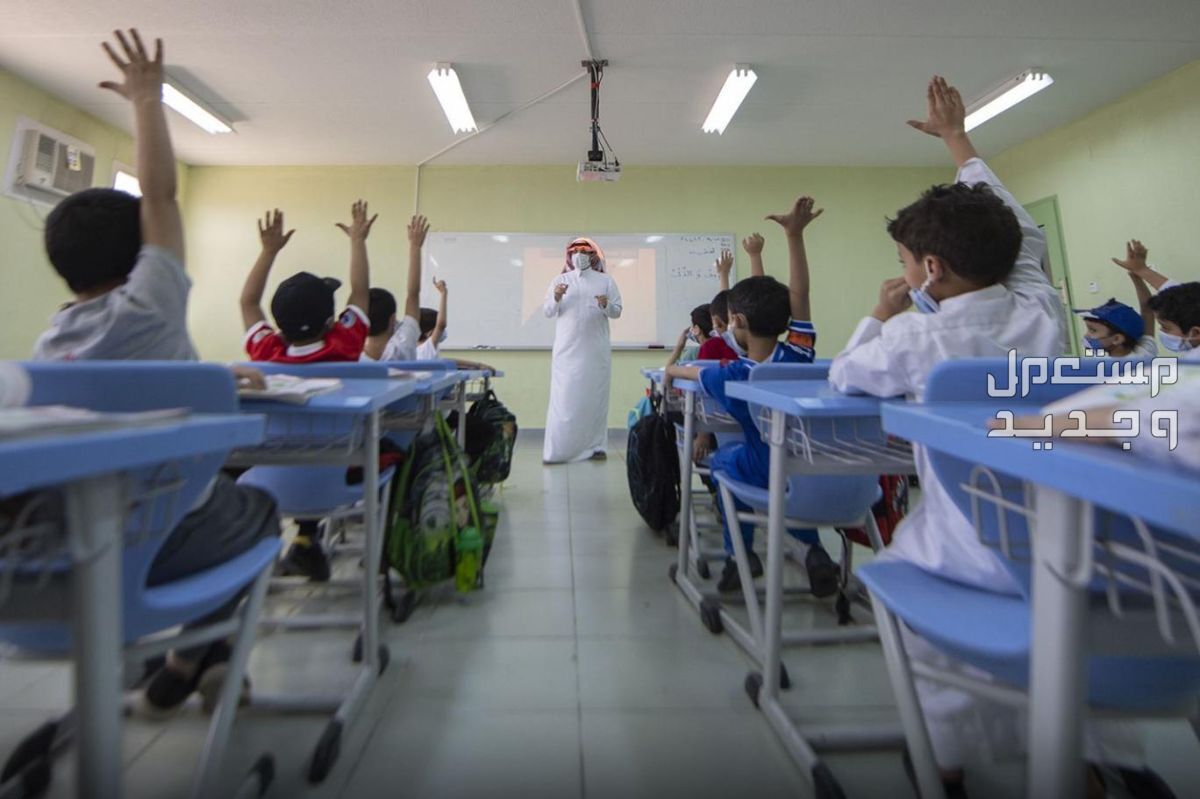 حقيقة إلغاء الفصل الدراسي الثالث بالعام الجديد 1446 في الإمارات العربية المتحدة طلاب يحضرون الدرس