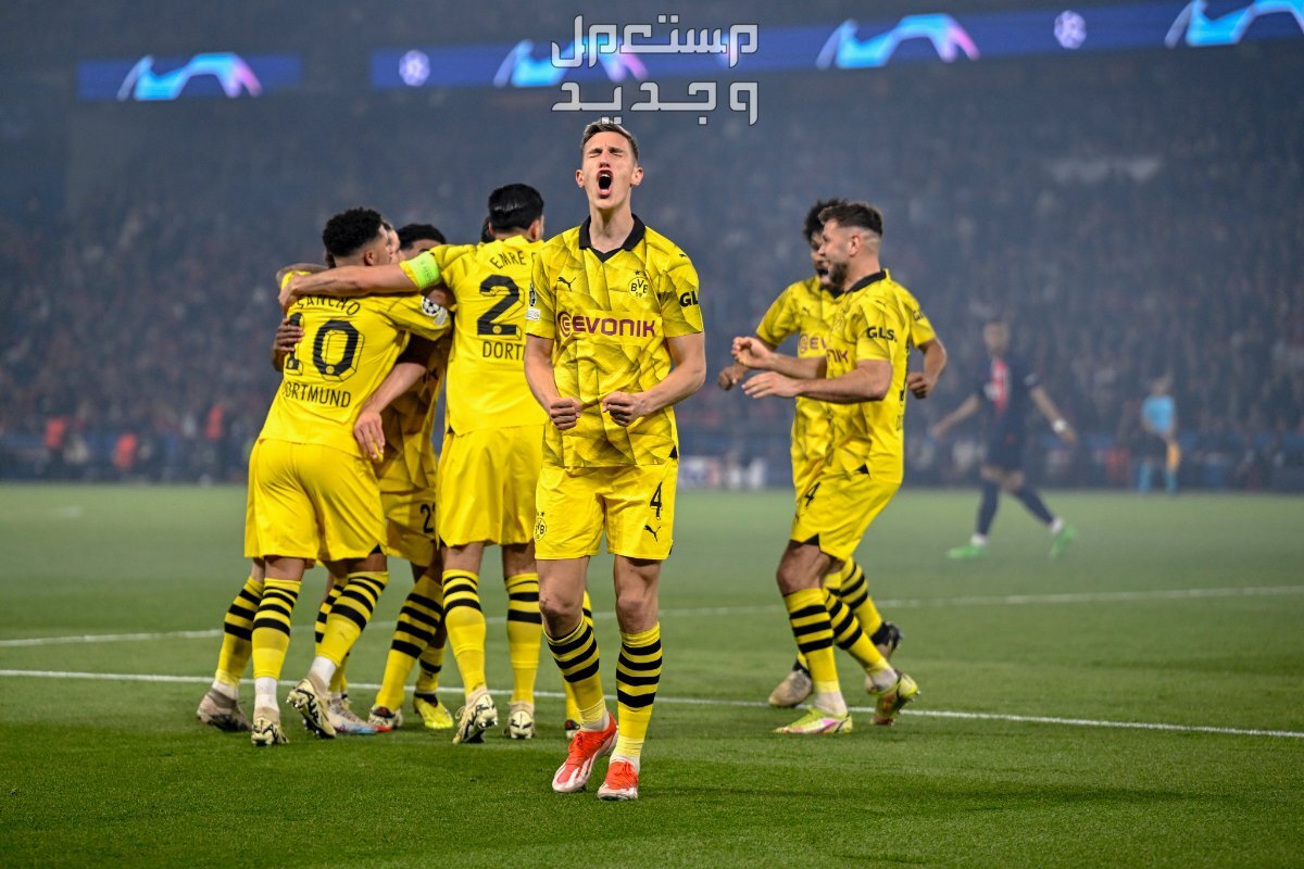 موعد مباراة ريال مدريد وبروسيا دورتموند نهائي دوري أبطال اوروبا 2024 فرحة لاعب فريق بوروسيا دورتموند