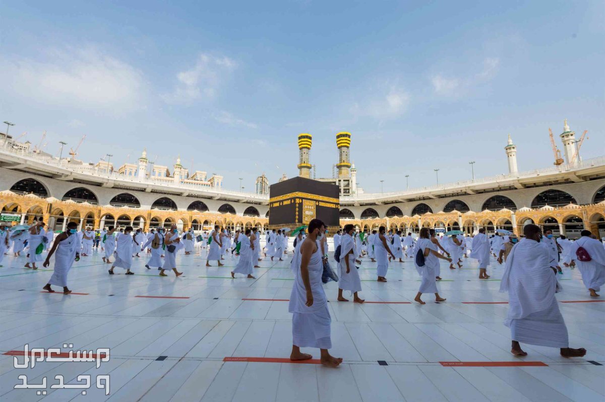 طريقة التقديم في حملات الحج المجانية 1445 الطواف حول الكعبة