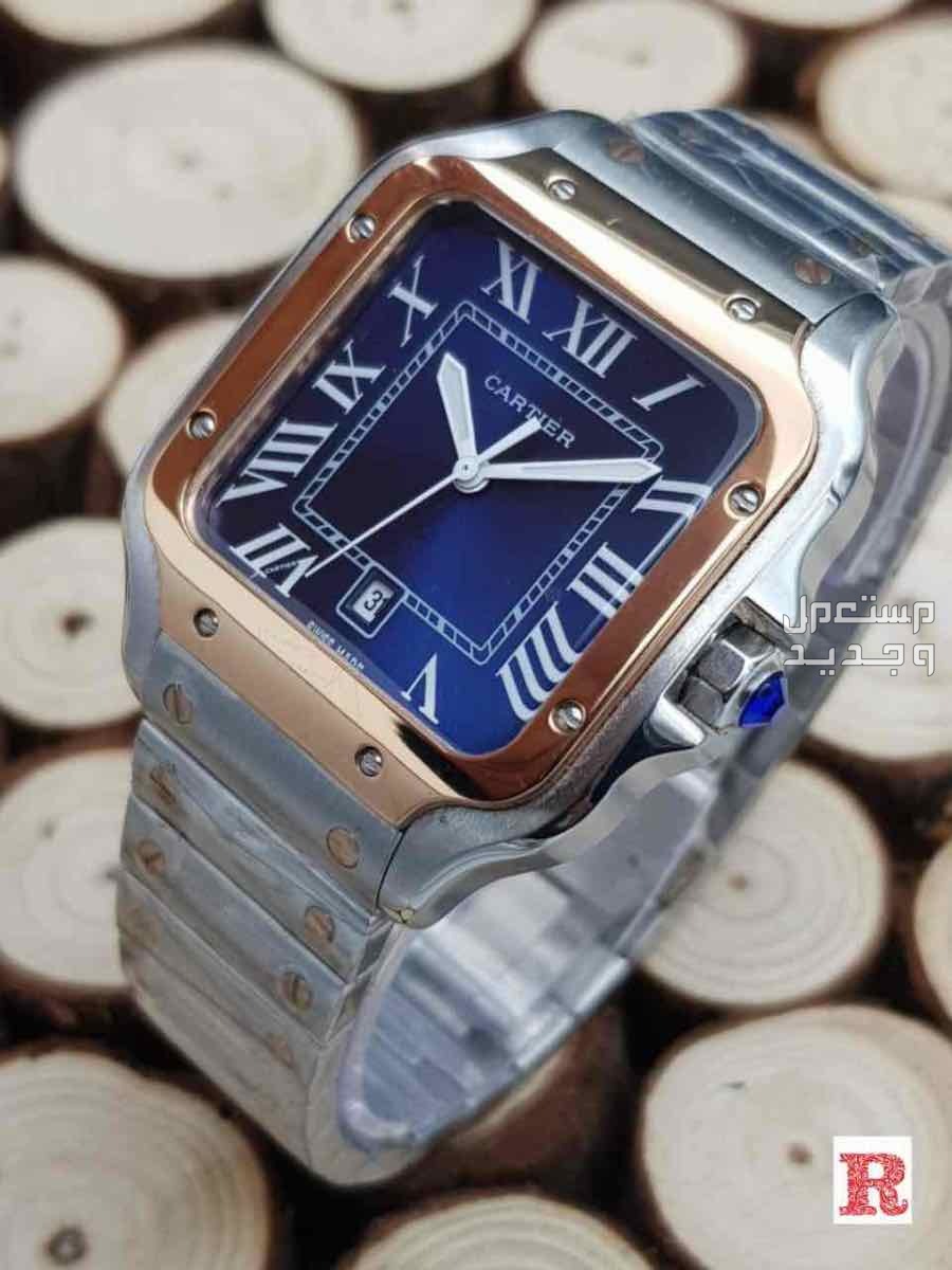 ‏*CARTIER* *ساعات كارتير رجالي الفاخرة *موديل سانتوس* *استل استيل* *حركه بطاريه* 🌹مع جميع ملحقات الماركه 🌹