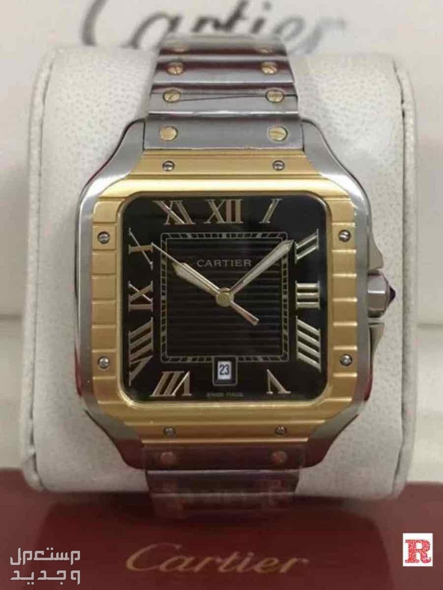 ‏*CARTIER* *ساعات كارتير رجالي الفاخرة *موديل سانتوس* *استل استيل* *حركه بطاريه* 🌹مع جميع ملحقات الماركه 🌹
