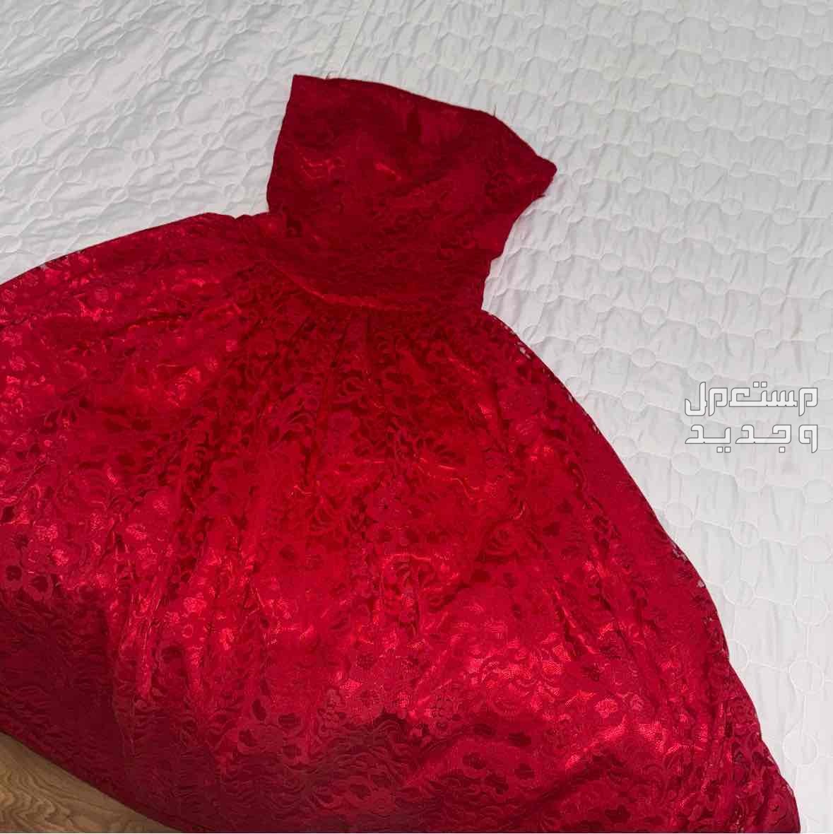 فستان دنتيل فرنسي تم تفصيله ب 600 ولبس مره وحده بس وجديد  في الرياض بسعر 100 ريال سعودي