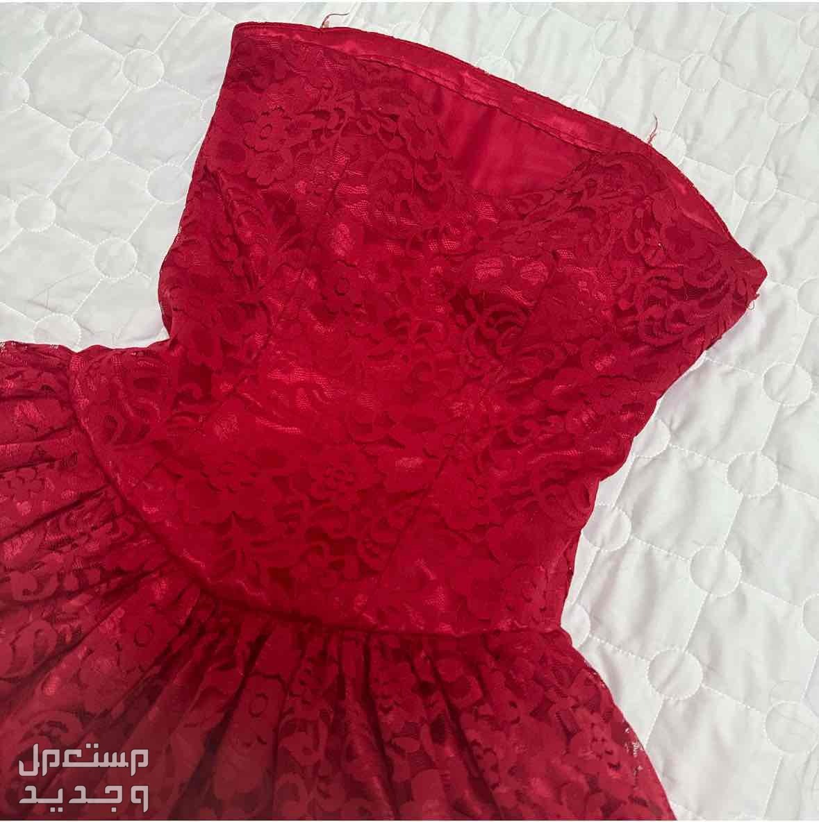فستان دنتيل فرنسي تم تفصيله ب 600 ولبس مره وحده بس وجديد  في الرياض بسعر 100 ريال سعودي