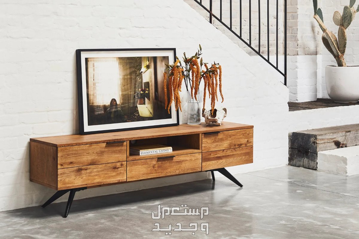 أحدث موديلات طاولات تلفزيون حديثة 2024 (صور) موديلات طاولات تلفزيون حديثة 2024
